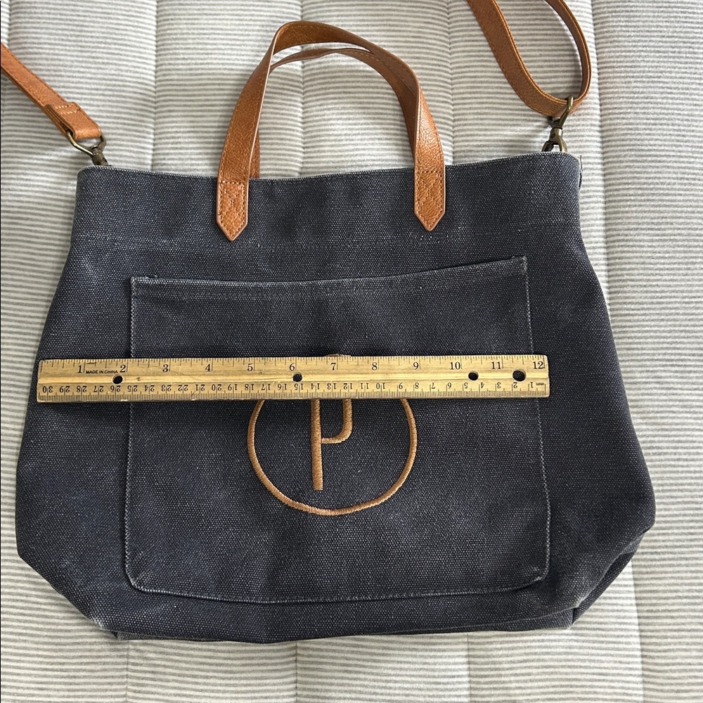 Thirty-One Initial “P” Shoulder Bag Purse Tote - Picture 6 of 12